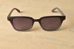 Matte Black Gradient Square Sunglasses for Women – Soft Touch Frame, UV400 Protection, Lightweight Everyday Fashion Eyewear